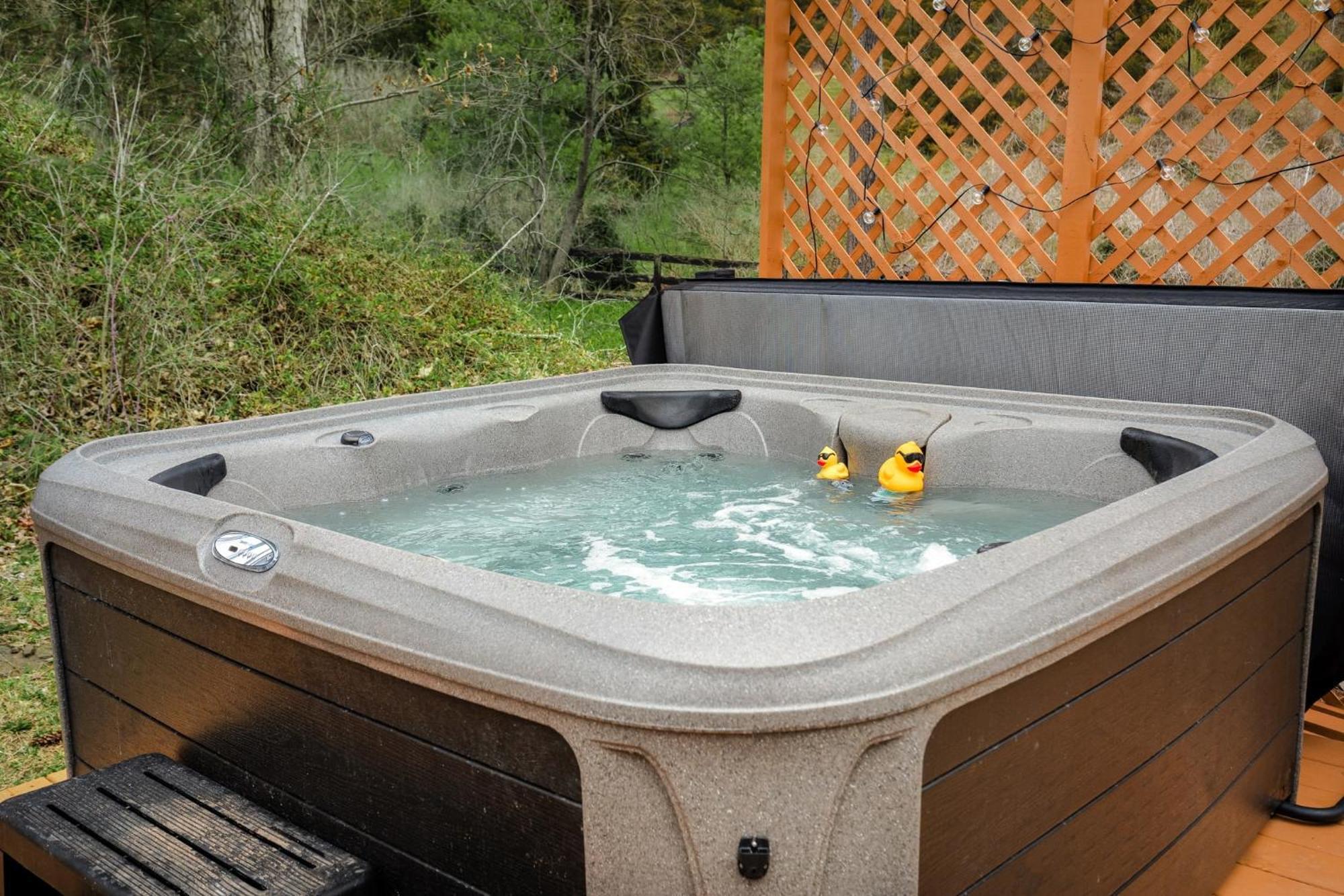 Creekside Cabin W Hot Tub, Fire Pit, Grill, Wifi! Basye Ngoại thất bức ảnh